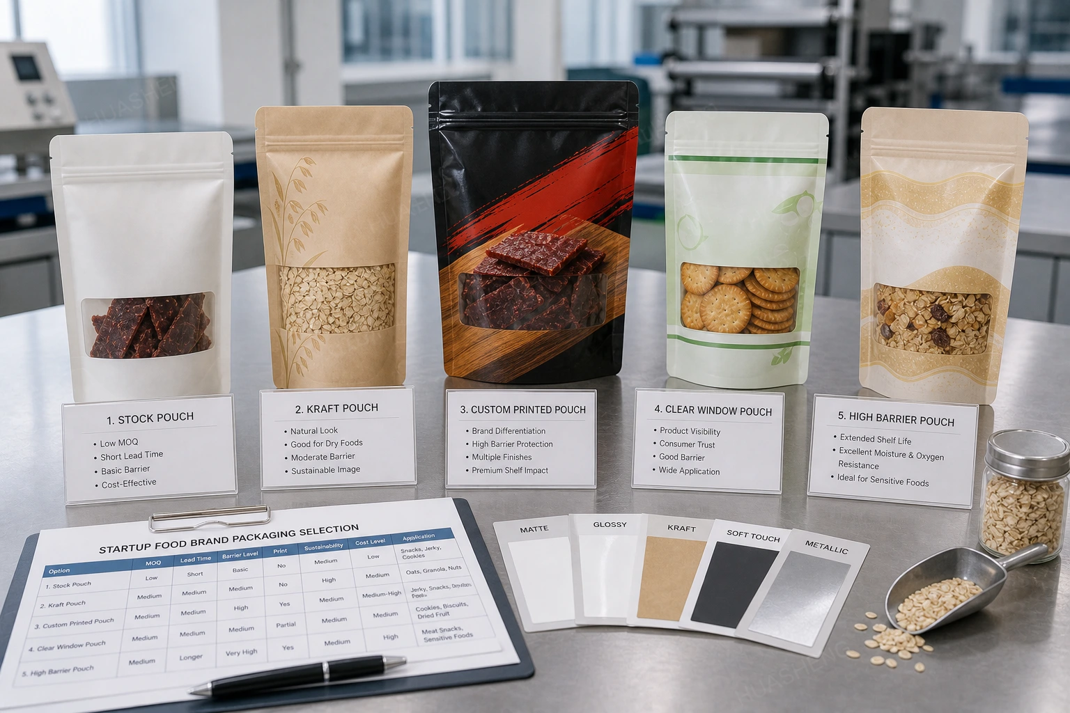Jerky- und Fleischsnack-Verpackung: Standard oder individuell - Daten für eine Anfrage Jerky- und Fleischsnack-Verpackung: Standard oder individuell - Daten für eine Anfrage