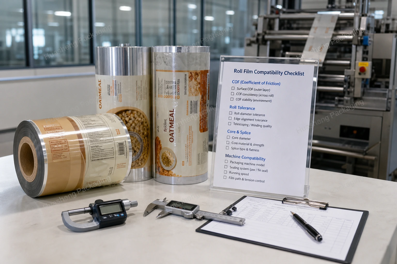 COF, Roll Tolerance and Machine Compatibility: What Buyers Should Confirm for Packaging Film