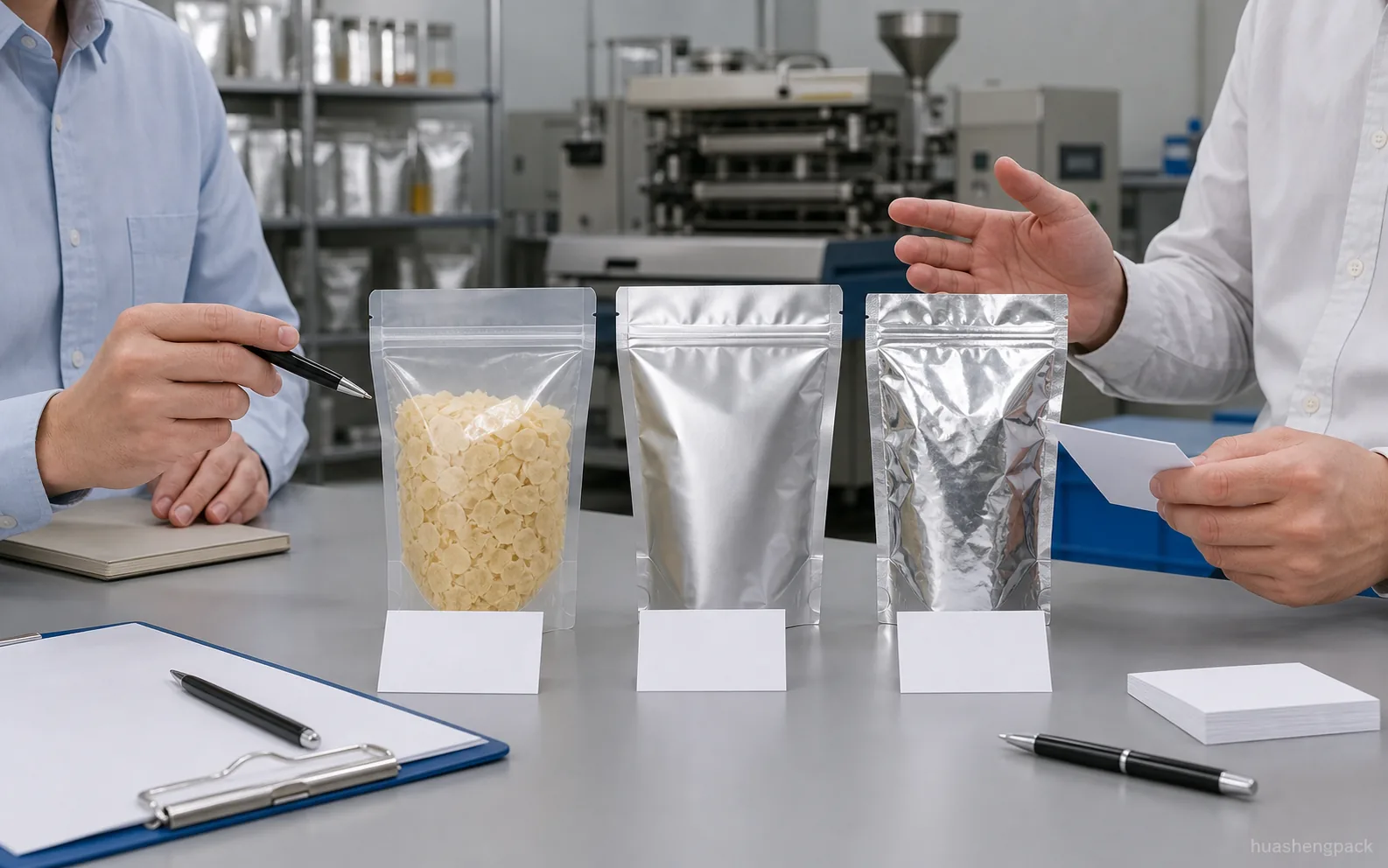 PET/PE vs PET/VMPET/PE vs PET/AL/PE: How to Choose Food Packaging Material Structure - PET/PE: Basic Structure for General Food Packaging PET/PE vs PET/VMPET/PE vs PET/AL/PE: How to Choose Food Packaging Material Structure - PET/PE: Basic Structure for General Food Packaging