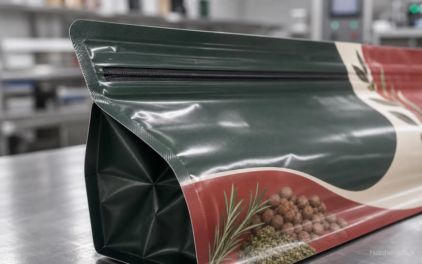 Pet Food Packaging Bags - construction detail Pet Food Packaging Bags - construction detail