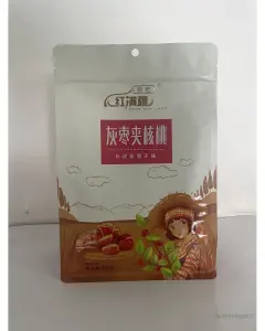 252 g jujube and walnut flat bottom pouch - packaging application