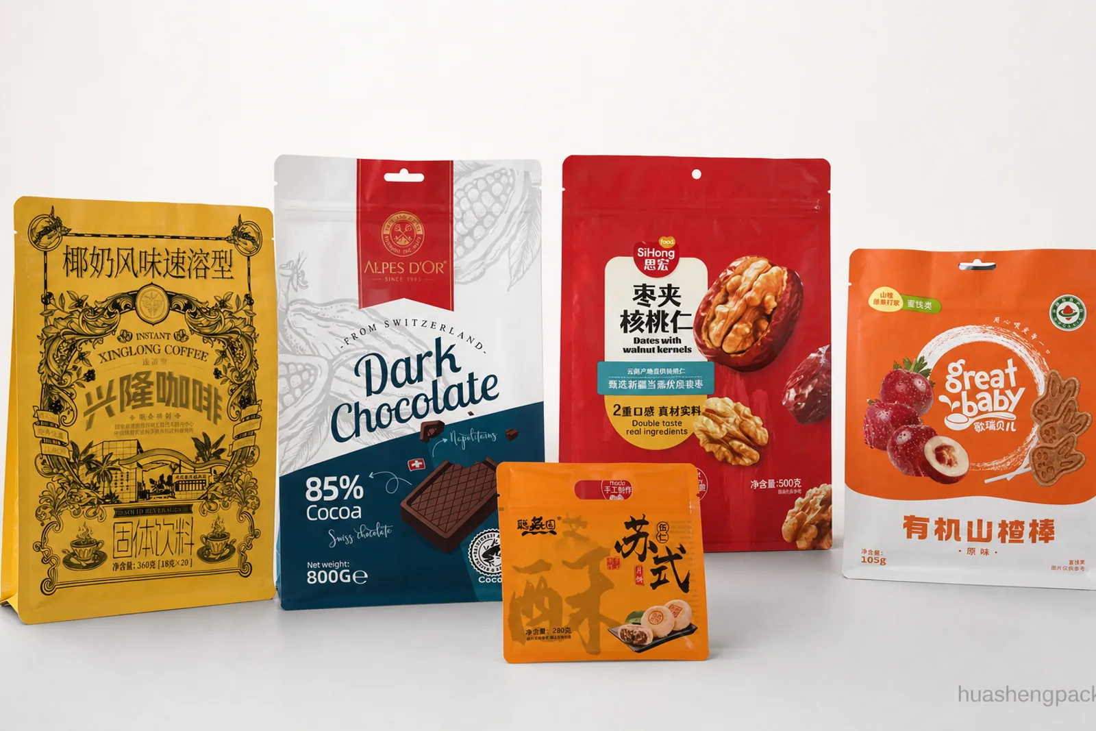 Malaysia Food Packaging — Flat Bottom Pouch Malaysia Food Packaging — Flat Bottom Pouch