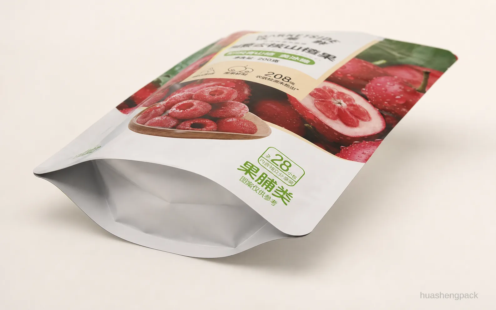 Stand Up Zipper Pouch - Construction Details from Real Manufactured Samples 2