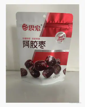 200 g ejiao date zipper pouch - packaging application